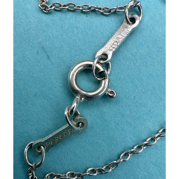 Tiffany & Co. Elsa Peretti Sterling Silver Starfish Pendant Necklace 17” - LARGE - Picture 12 of 16